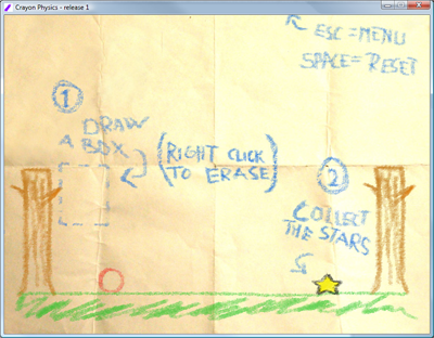 Crayon Physics Screenshot