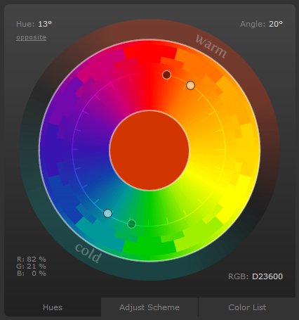 Colour scheme designer