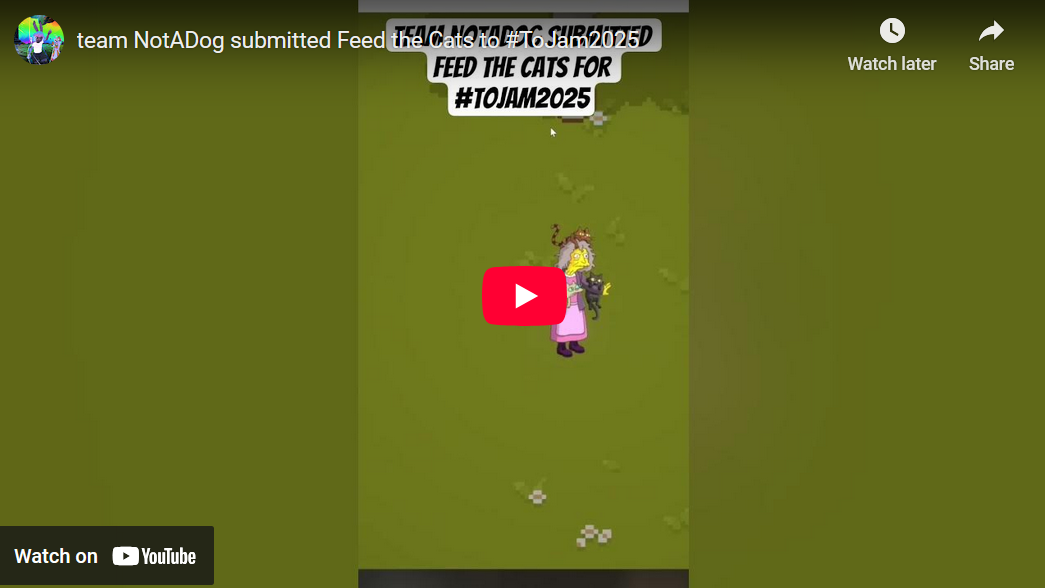 A YouTube Short where the presenter plays our game