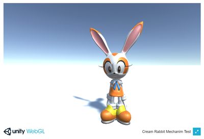 Cream the Rabbit Mechanim Test