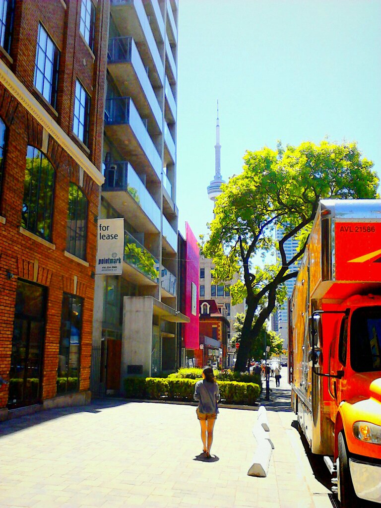 A Southward view from 179 John Street, Toronto, ON